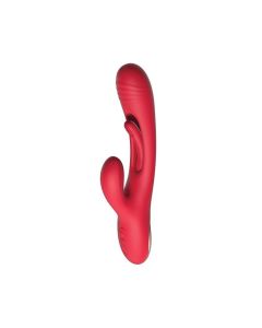 Bora G-Spot Tapping Rabbit Vibrator - Red